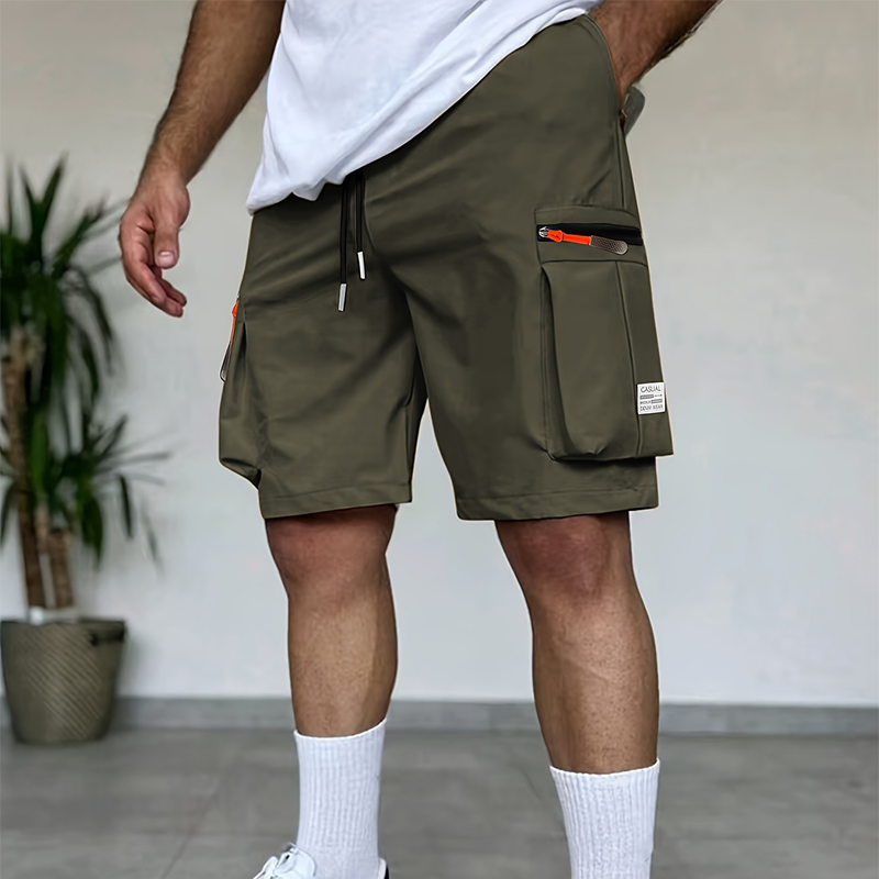 🩳 56% RABATT! 🏕️ Herren Cargo-Shorts mit Mehreren Taschen – Robuste Baumwolle, Elastischer Bund & Ideal Für Wandern, Reisen & Freizeitaktivitäten 🎒