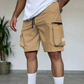 🩳 56% RABATT! 🏕️ Herren Cargo-Shorts mit Mehreren Taschen – Robuste Baumwolle, Elastischer Bund & Ideal Für Wandern, Reisen & Freizeitaktivitäten 🎒