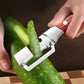 🔥🔪🥒Verdickter Edelstahl-Schäler – Scharf & Ergonomisch
