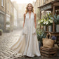 👗🌸 50% RABATT! Lässiges Midikleid mit Neckholder und V-Ausschnitt für Damen – Leicht, sommerlich & perfekt für besondere Anlässe ✨