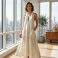 👗🌸 50% RABATT! Lässiges Midikleid mit Neckholder und V-Ausschnitt für Damen – Leicht, sommerlich & perfekt für besondere Anlässe ✨