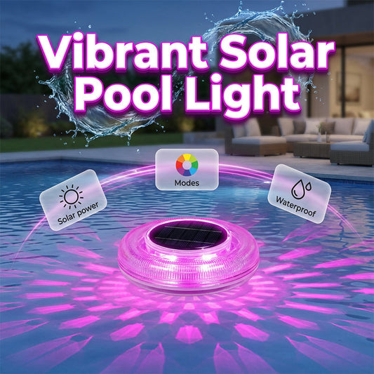💡 50% RABATT! ☀️ Solar Schwimmlicht für Den Pool mit Fernbedienung – 16 Farben, Wasserdicht & Schafft Eine Magische Atmosphäre Für Nächtliche Bäder 🏊‍♂️