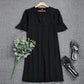 【🔥Bestseller 2026-Nur für kurze Zeit- 50 % Rabatt】✨Mode V-neck cotton and linen slim dress-😍Zeige deine perfekte Figur
