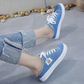 👟✨ 50% RABATT! Damen Denim Mule Sneakers – Leichter Schlupf, bequeme Sohle & perfekt für einen lässigen Sommerlook ☀️