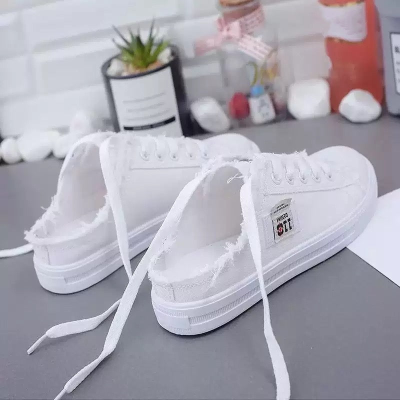 👟✨ 50% RABATT! Damen Denim Mule Sneakers – Leichter Schlupf, bequeme Sohle & perfekt für einen lässigen Sommerlook ☀️