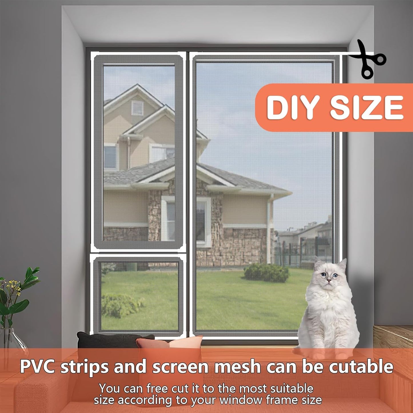 🪟✨ Magnetisches, verstellbares DIY-Fenstergitter – 50% RABATT! Kindersicher, werkzeuglos montiert & ideal für Mietwohnungen ✨