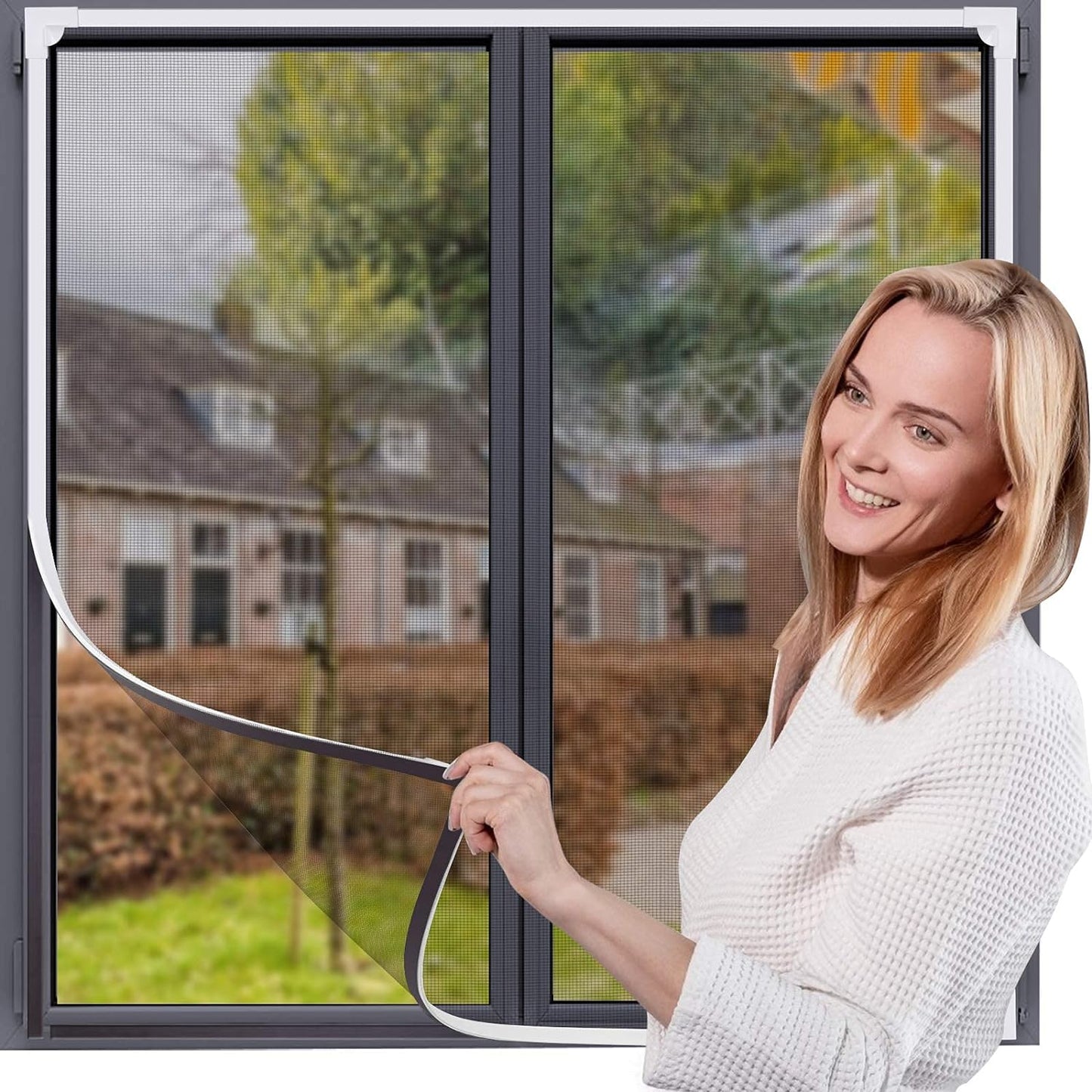 🪟✨ Magnetisches, verstellbares DIY-Fenstergitter – 50% RABATT! Kindersicher, werkzeuglos montiert & ideal für Mietwohnungen ✨