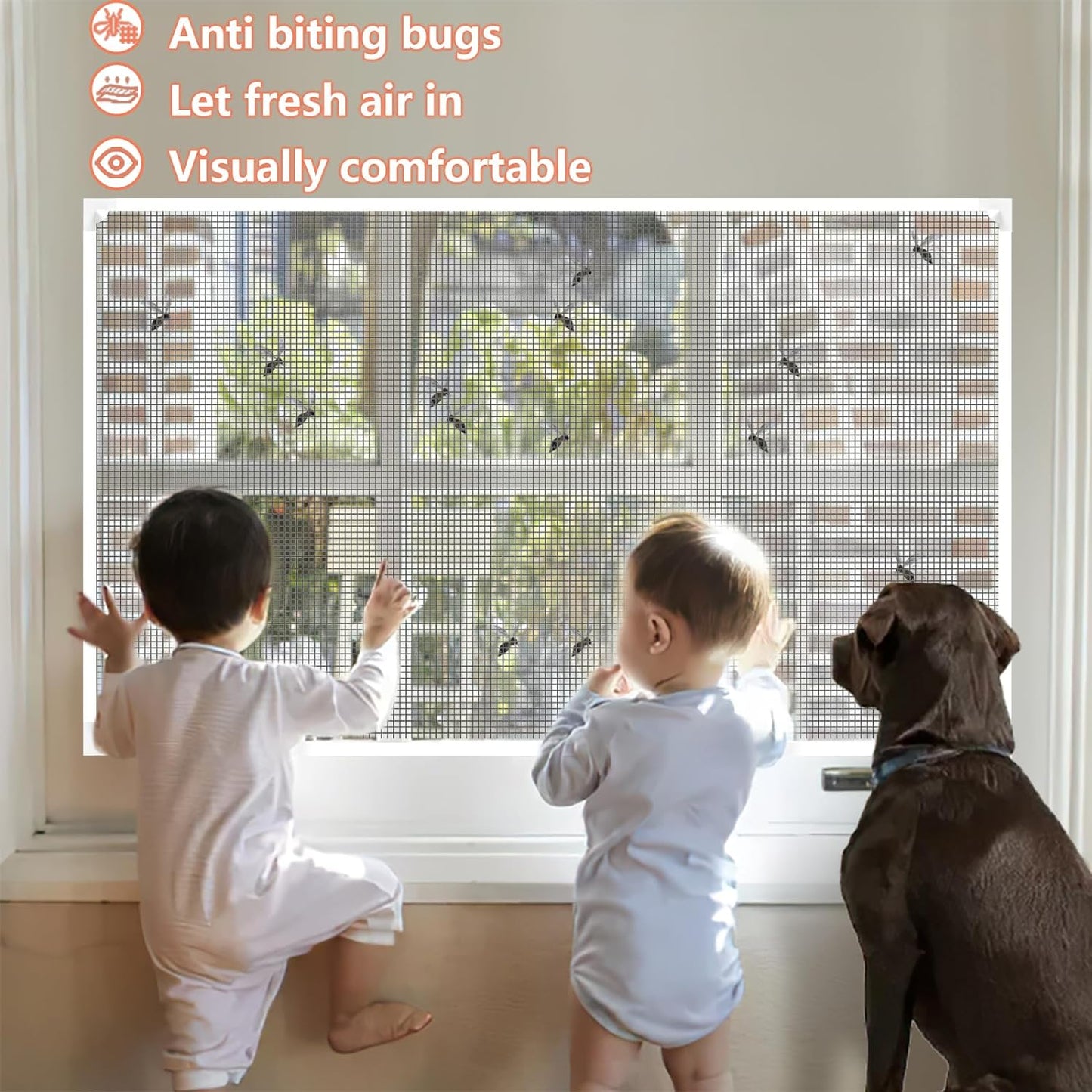🪟✨ Magnetisches, verstellbares DIY-Fenstergitter – 50% RABATT! Kindersicher, werkzeuglos montiert & ideal für Mietwohnungen ✨