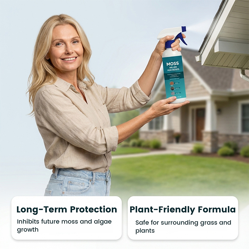 🌧️🏠 50% RABATT! Moos- und Algenreiniger-Spray für verschiedene Dachflächen – Aufsprühen, abspülen und strahlend sauber! Schonend zu Pflanzen, für ein sauberes Dach in wenigen Minuten. ✨