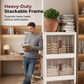 ⏰ 50 % RABATT – Nur für kurze Zeit 🏠 Faltbarer Aufbewahrungsschrank 📦 Staubdicht, Ohne Montage & Ideal für Kleidung, Spielzeug, Bücher und Bettwäsche