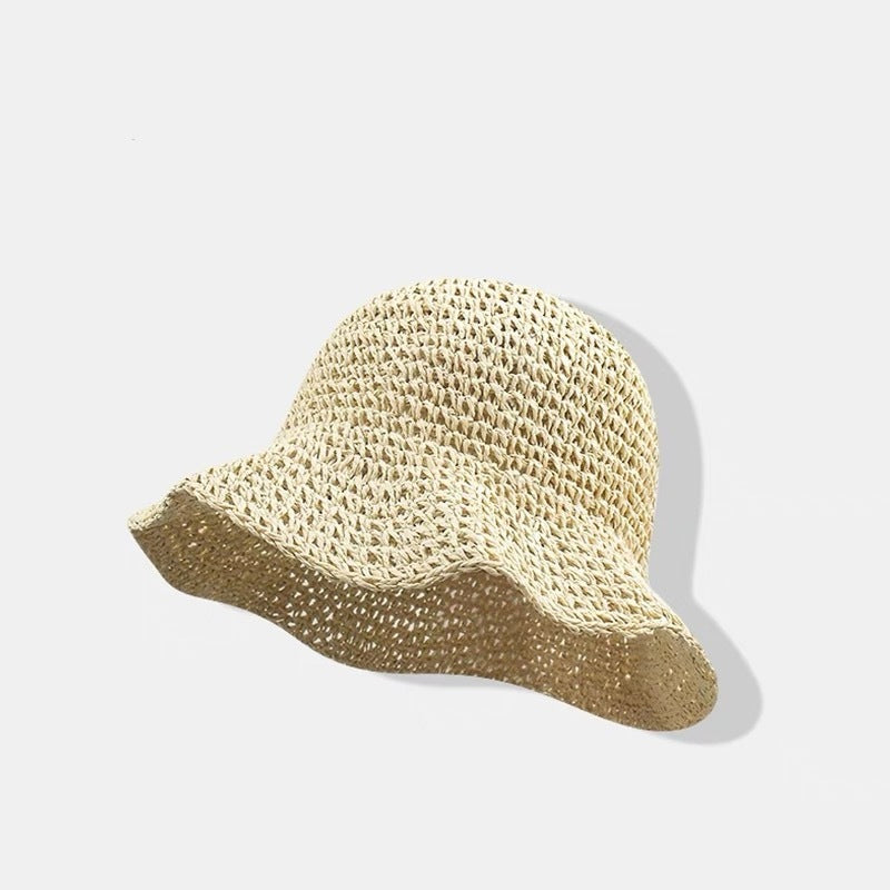 👒🌞 50% RABATT! Handgewebter Strohhut für Damen mit breiter Krempe – Klassisch, stylisch & perfekter UV-Schutz für den Sommer 🌿