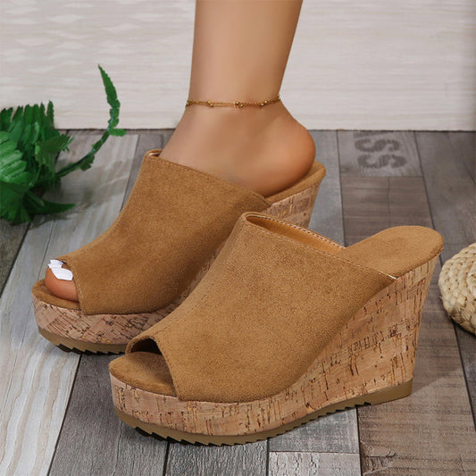 👡🌿 50% RABATT! Lässige Keilsandalen mit Peeptoe für Damen – Bequem, stylisch & perfekt für Sommer und Freizeit ✨