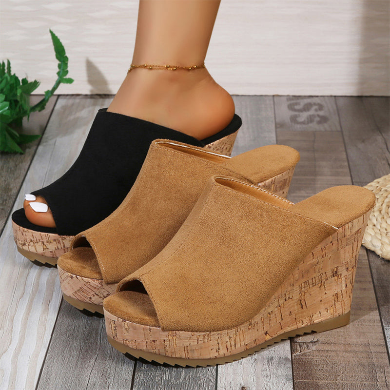👡🌿 50% RABATT! Lässige Keilsandalen mit Peeptoe für Damen – Bequem, stylisch & perfekt für Sommer und Freizeit ✨