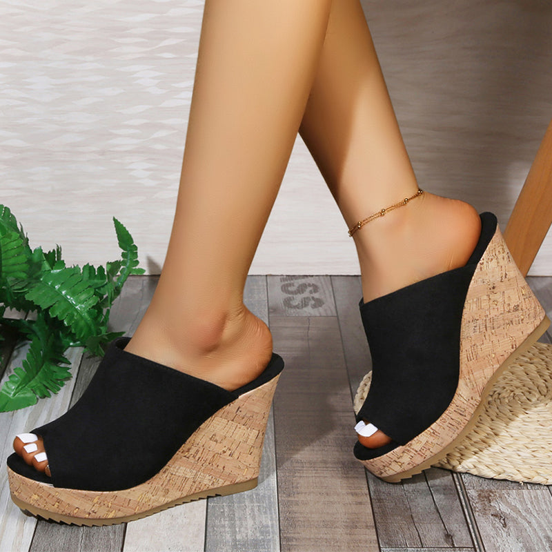 👡🌿 50% RABATT! Lässige Keilsandalen mit Peeptoe für Damen – Bequem, stylisch & perfekt für Sommer und Freizeit ✨