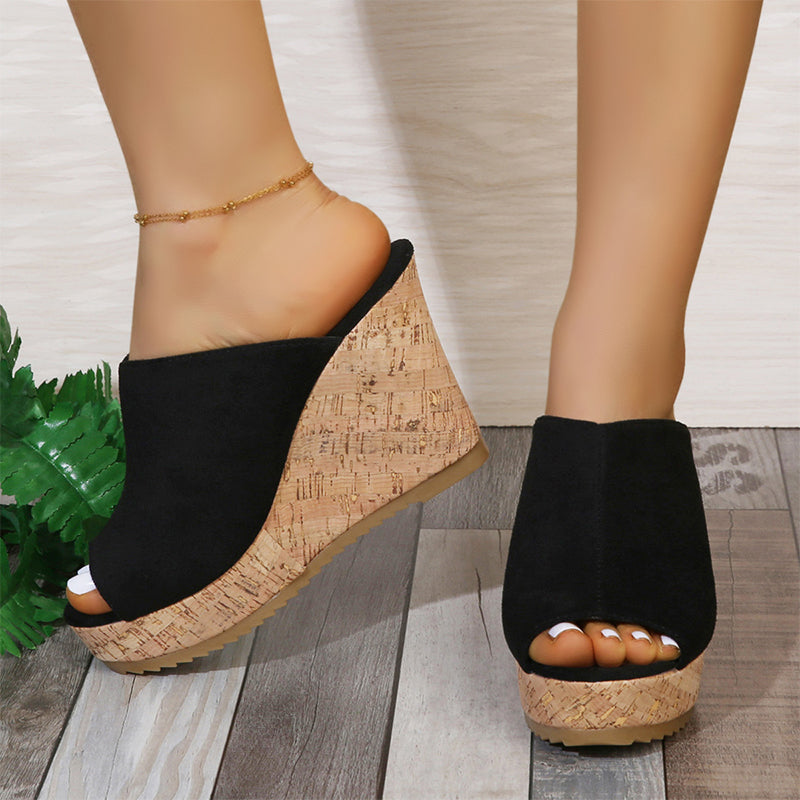 👡🌿 50% RABATT! Lässige Keilsandalen mit Peeptoe für Damen – Bequem, stylisch & perfekt für Sommer und Freizeit ✨