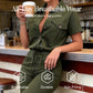 👕✨ 2026 HEISSER VERKAUF – 50% RABATT! Kurzärmeliger Jumpsuit für Damen mit Knopfleiste – Lässig, vielseitig & perfekt für Sommer & Alltag 🌞