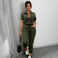 👕✨ 2026 HEISSER VERKAUF – 50% RABATT! Kurzärmeliger Jumpsuit für Damen mit Knopfleiste – Lässig, vielseitig & perfekt für Sommer & Alltag 🌞