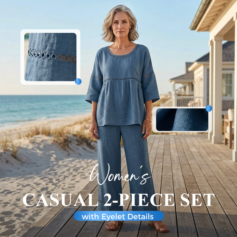 👕👖 2026 HEISSER VERKAUF – 50% RABATT! Figurbetontes Sommer-Chic-Set aus atmungsaktivem Stoff – Über 50K+ verkauft! 🥳