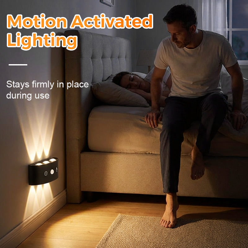 💡✨ 50% RABATT! Wiederaufladbares LED-Bewegungsmelder-Nachtlicht – Automatische Abschaltung, 3 Helligkeitsstufen & perfekt für Flur, Bad & Kinderzimmer 🏠