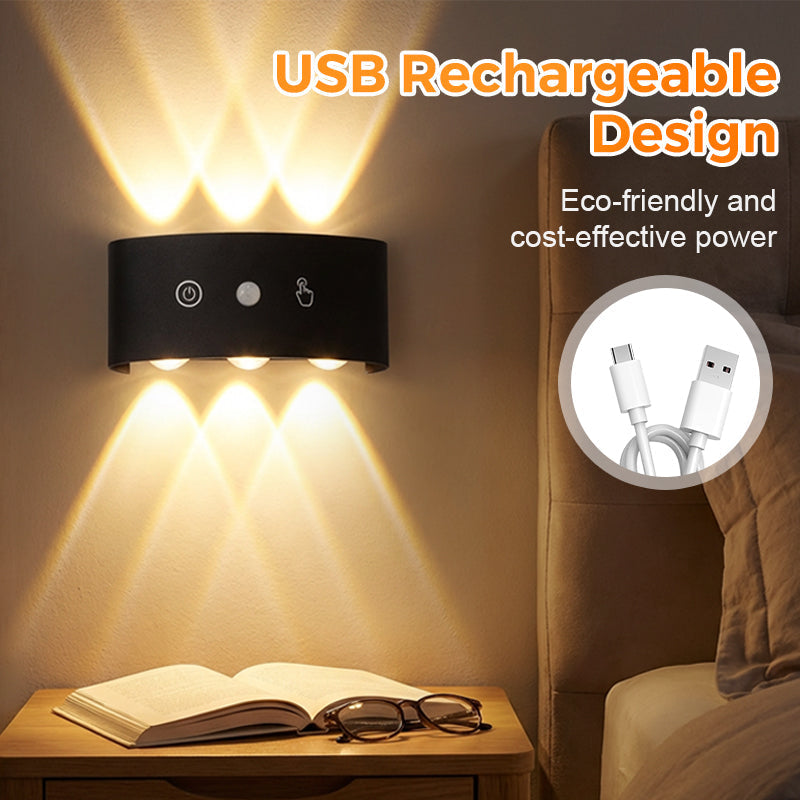 💡✨ 50% RABATT! Wiederaufladbares LED-Bewegungsmelder-Nachtlicht – Automatische Abschaltung, 3 Helligkeitsstufen & perfekt für Flur, Bad & Kinderzimmer 🏠