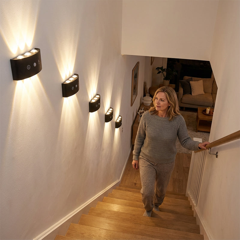 💡✨ 50% RABATT! Wiederaufladbares LED-Bewegungsmelder-Nachtlicht – Automatische Abschaltung, 3 Helligkeitsstufen & perfekt für Flur, Bad & Kinderzimmer 🏠