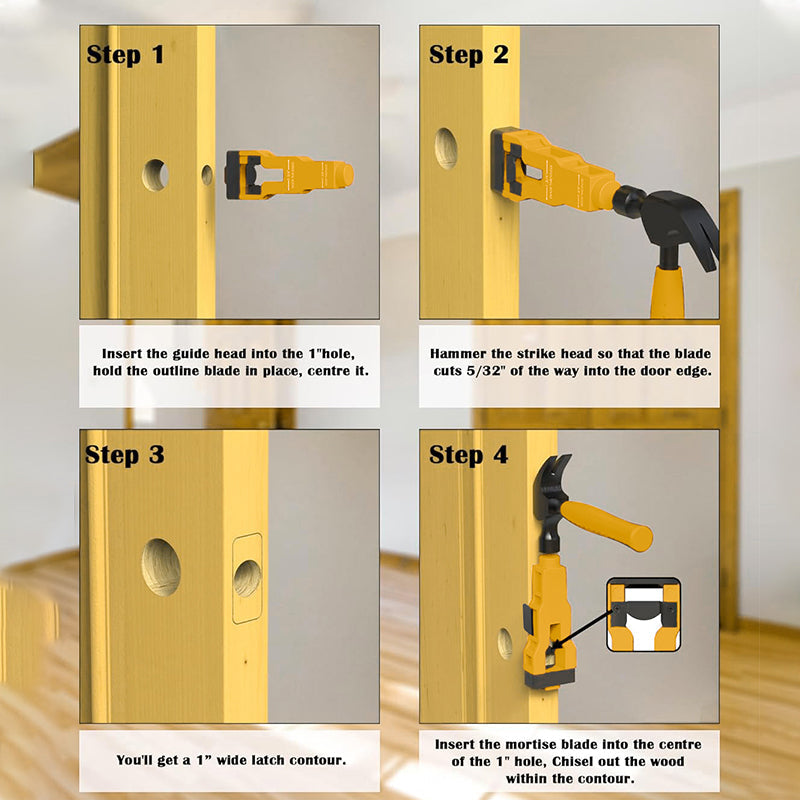 🚪🔧 50% RABATT! Professionelles Montagewerkzeug für Türfallen – Einfache, präzise Installation & perfekter Sitz 🏡