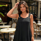 👗✨ ÄRMELLOSES DAMENKLEID MIT ASYMMETRISCHEM SAUM – 50% RABATT! Modern, feminin & perfekt für Sommer, Party oder festliche Anlässe 🌸