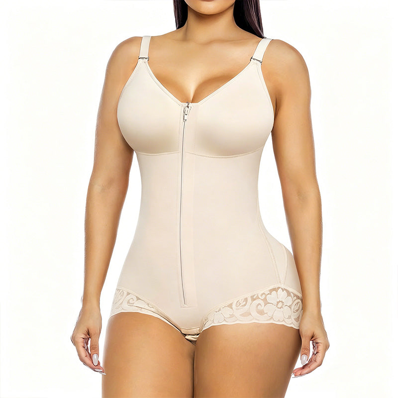 👗 LIMITED-TIME 50% RABATT! ✨ Shapewear-Bodysuit – Bauchweg-Forming, Po-Lifting, 360° Kompression, Frontreißverschluss 🔥