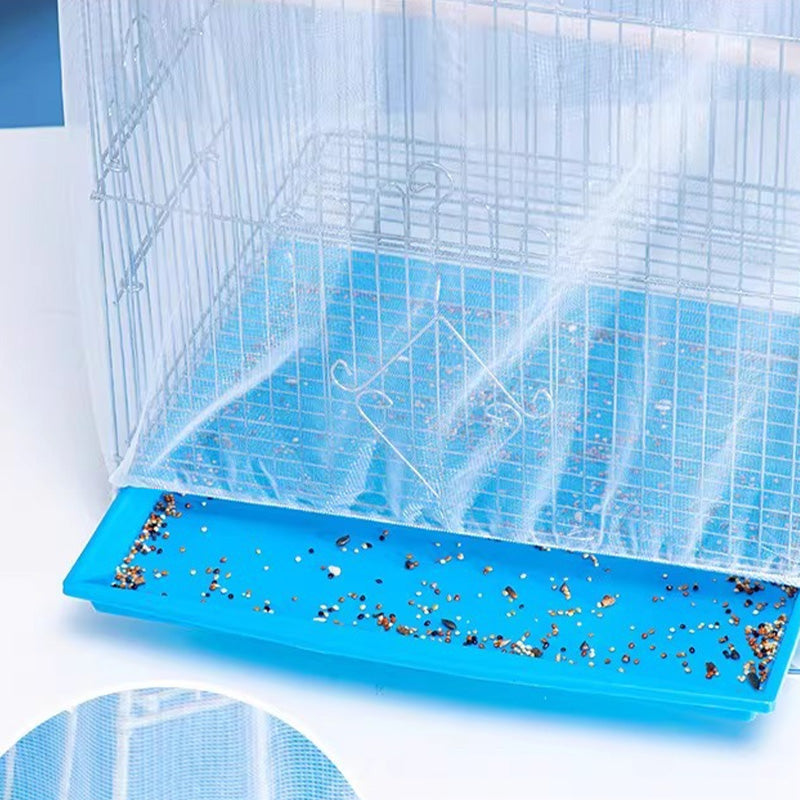 🐦 LIMITED-TIME 50% RABATT! ✨ Vogelkäfigabdeckung – Verstellbar, Mesh, Atmungsaktiv, Leicht zu Reinigen 🪶