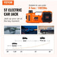 🚗⚡ 12V Elektrischer Hydraulik-Wagenheber – Automatischer Hebevorgang, bis zu 5t Tragkraft & integrierte LED-Arbeitsleuchte