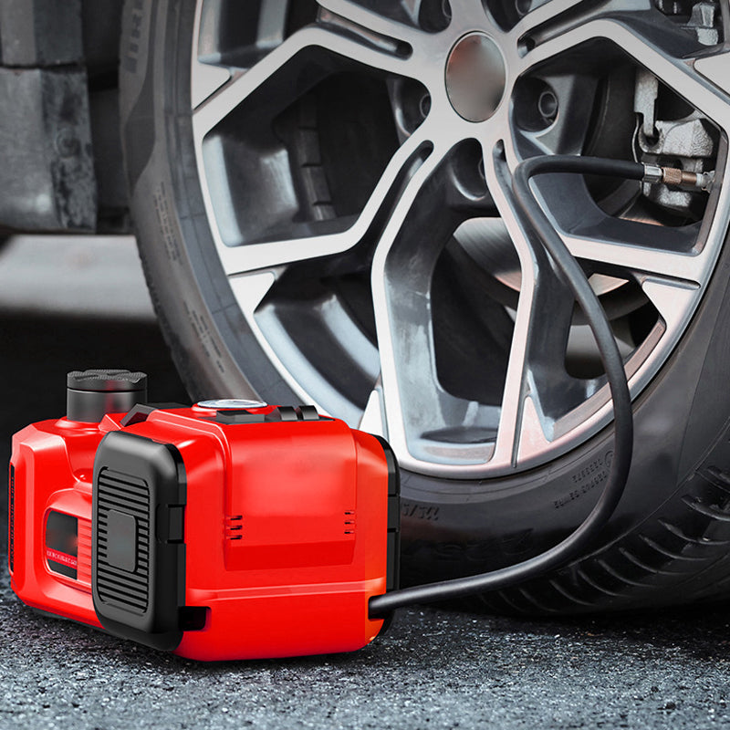 🚗⚡ 12V Elektrischer Hydraulik-Wagenheber – Automatischer Hebevorgang, bis zu 5t Tragkraft & integrierte LED-Arbeitsleuchte