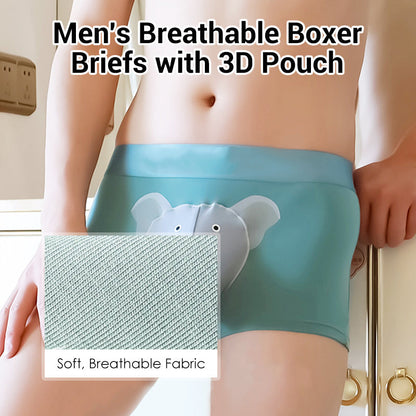🩲🌿 50% RABATT! Atmungsaktive Herren-Boxershorts mit 3D-Beutel – Bequem, stützend & perfekt für Alltag & Sport 💫