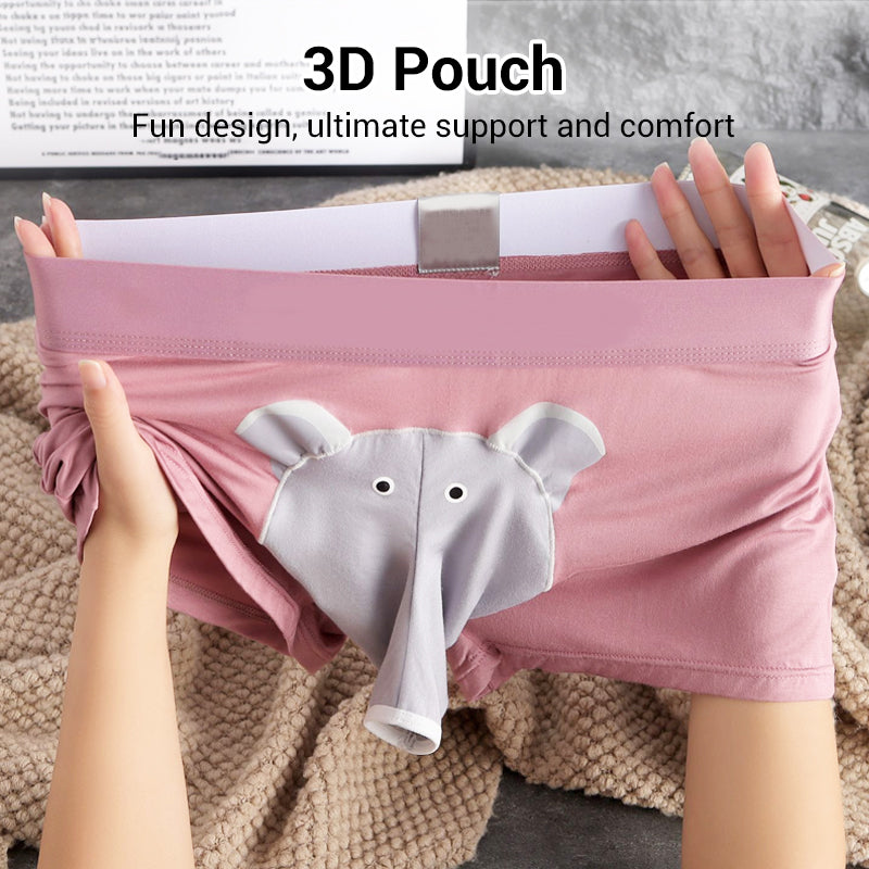 🩲🌿 50% RABATT! Atmungsaktive Herren-Boxershorts mit 3D-Beutel – Bequem, stützend & perfekt für Alltag & Sport 💫