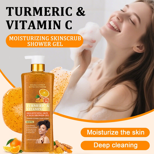 🌿Duschgel mit Kurkuma + Vitamin C💛 Reinigung & strahlende Haut