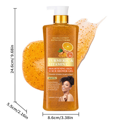 🌿Duschgel mit Kurkuma + Vitamin C💛 Reinigung & strahlende Haut