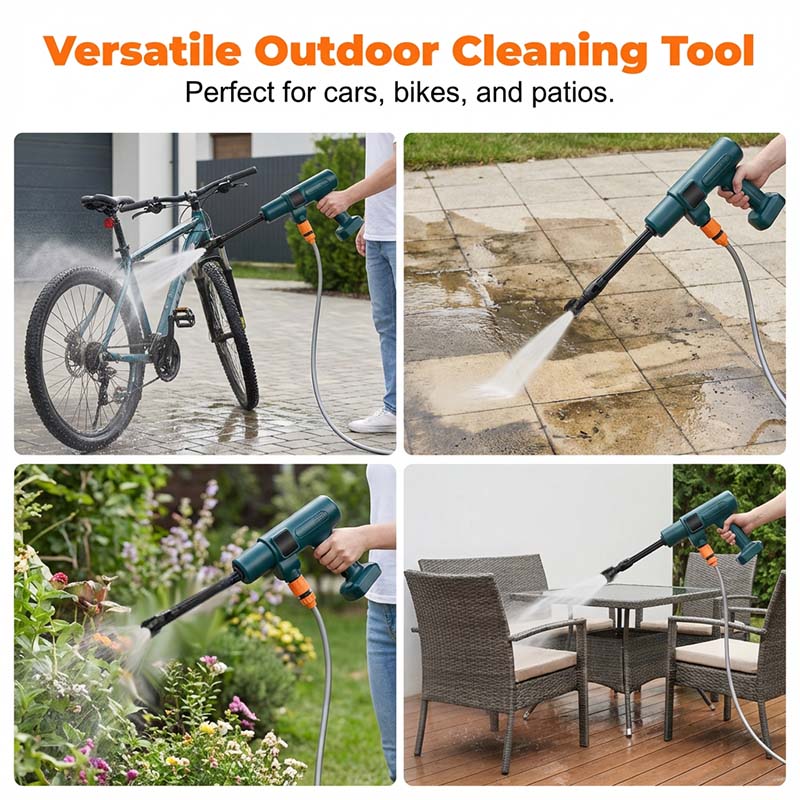 🚿✨ Multifunktionaler Hochdruckreiniger-Sprühpistole – 5-in-1 Düsen, Hochdruck & Einfache Handhabung für Auto, Terrasse & Garten 🚗🏡