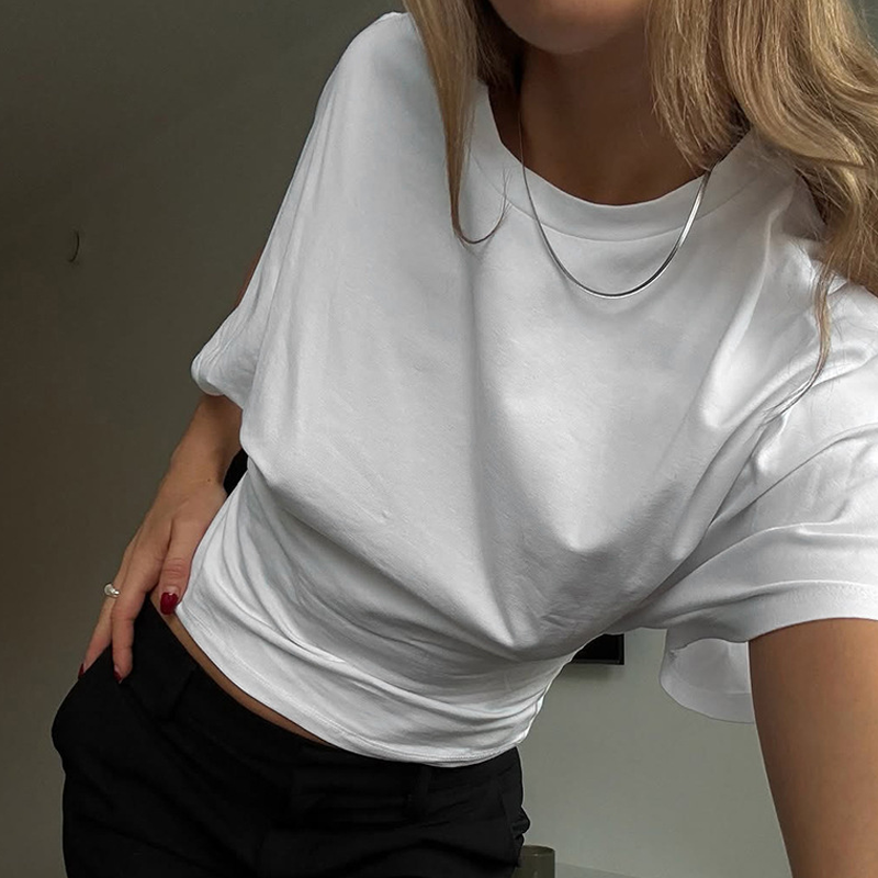 👚 50% RABATT! ☀️ Damen Sommer Chic – Tailliertes T-Shirt – Figurbetont, luftig & vielseitig für warme Tage 🌸