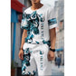Herren Freizeit-Set – T-Shirt mit Print & Shorts – bequem, atmungsaktiv & vielseitig – ideal für Sommer & Alltag