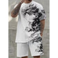 Herren Freizeit-Set – T-Shirt mit Print & Shorts – bequem, atmungsaktiv & vielseitig – ideal für Sommer & Alltag