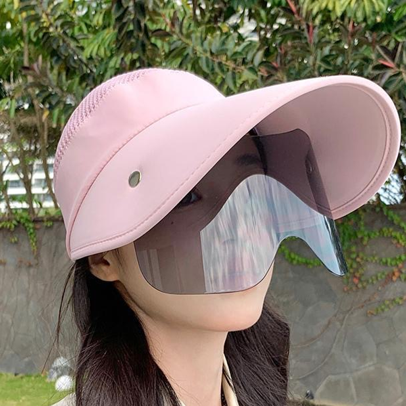 👒🛡️ 50% RABATT! Breitkrempiger Schirm mit Gesichtsschutz – Vollständiger UV- & Sonnenschutz für Gesicht, Hals & Augen ☀️
