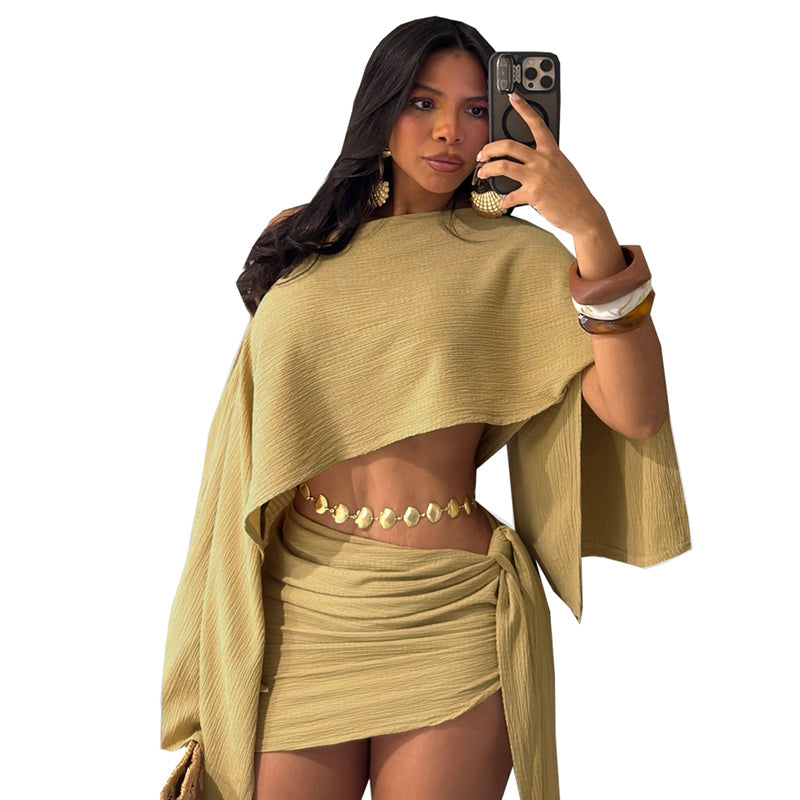 🏖️👗 Boho-Strandurlaub-Wickelrock-Set – 50% RABATT! Leicht, luftig & perfekt für Strand, Festival oder Sommertage 🌞