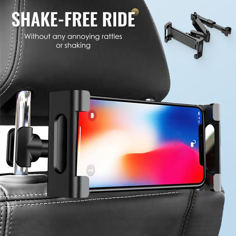 📱🚗 50% RABATT! Teleskopische Auto-Kopfstützenhalterung für Handys & Tablets – Stabile Befestigung, 360° drehbar & perfekt für Reisen ✨