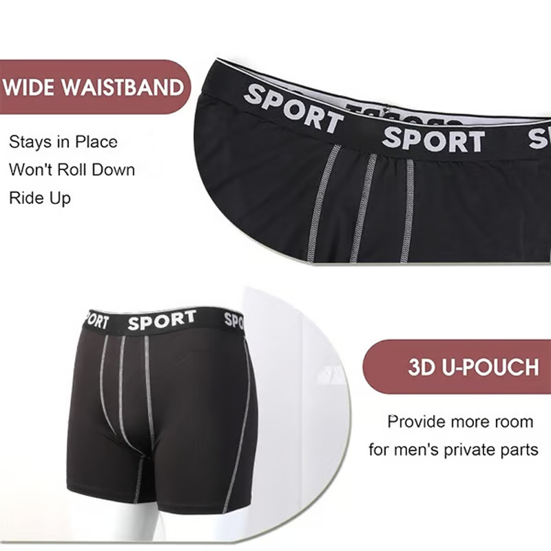 🩲💪 50% RABATT! Sportliche Boxershorts für Herren – Atmungsaktiv, stützend & perfekt für Training & Alltag 🏃‍♂️