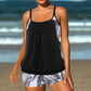 ✨ HALBER PREIS ANGEBOT👙 Damen Tankini mit Blouson-Top & Shorts 💥 bequem, modern & ideal für Strand & Pool ☀️