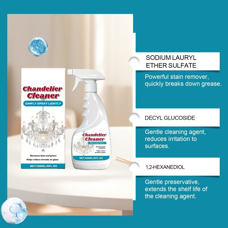 ✨ REINIGUNGSSPRAY FÜR KRONLEUCHTER OHNE ABWISCHEN – 50% RABATT! Entfernt mühelos Staub, Fett & Insektenreste in Sekunden