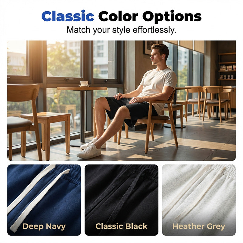🩳✨ 50% RABATT! Herren Baumwollmisch-Freizeitshorts – Leicht, bequem & vielseitig für Sommer & Alltag ☀️