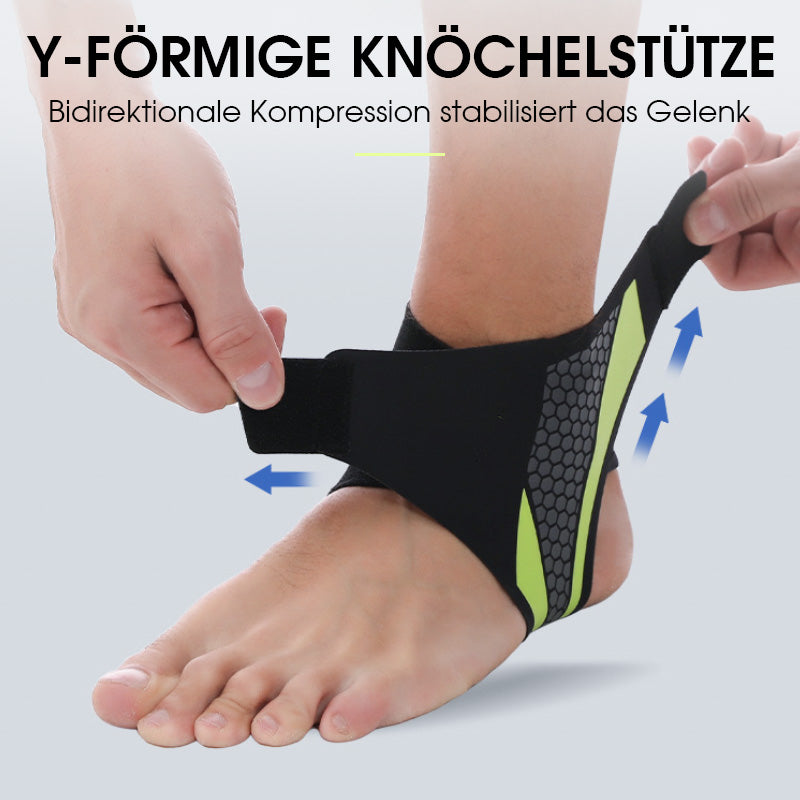 🔥 Ultradünne Knöchelbandage – Y‑Form & Klettverschluss. Unsichtbar, atmungsaktiv & perfekt für Alltag und Sport