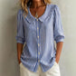 👚☀️ MID-SEASON SALE: −50% NUR FÜR KURZE ZEIT! Designer-Bluse für Damen – V-Ausschnitt, kurze Ärmel, lockere Passform & atmungsaktiv, ideal fürs Büro & warme Tage 👜✨