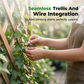 🌱🍅 KAUFE 2, ERHALTE 1 GRATIS! 100-teilige Schnellklett-Pflanzenclips – Unsichtbare Pflanzenstütze für Tomaten & Gurken – Belüftet & UV-beständig – Einfach anzubringen & wiederverwendbar für starke, gesunde Pflanzen ✨