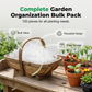 🌱🍅 KAUFE 2, ERHALTE 1 GRATIS! 100-teilige Schnellklett-Pflanzenclips – Unsichtbare Pflanzenstütze für Tomaten & Gurken – Belüftet & UV-beständig – Einfach anzubringen & wiederverwendbar für starke, gesunde Pflanzen ✨